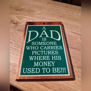 Vintage 2001 Gift For Dad Wall Decor